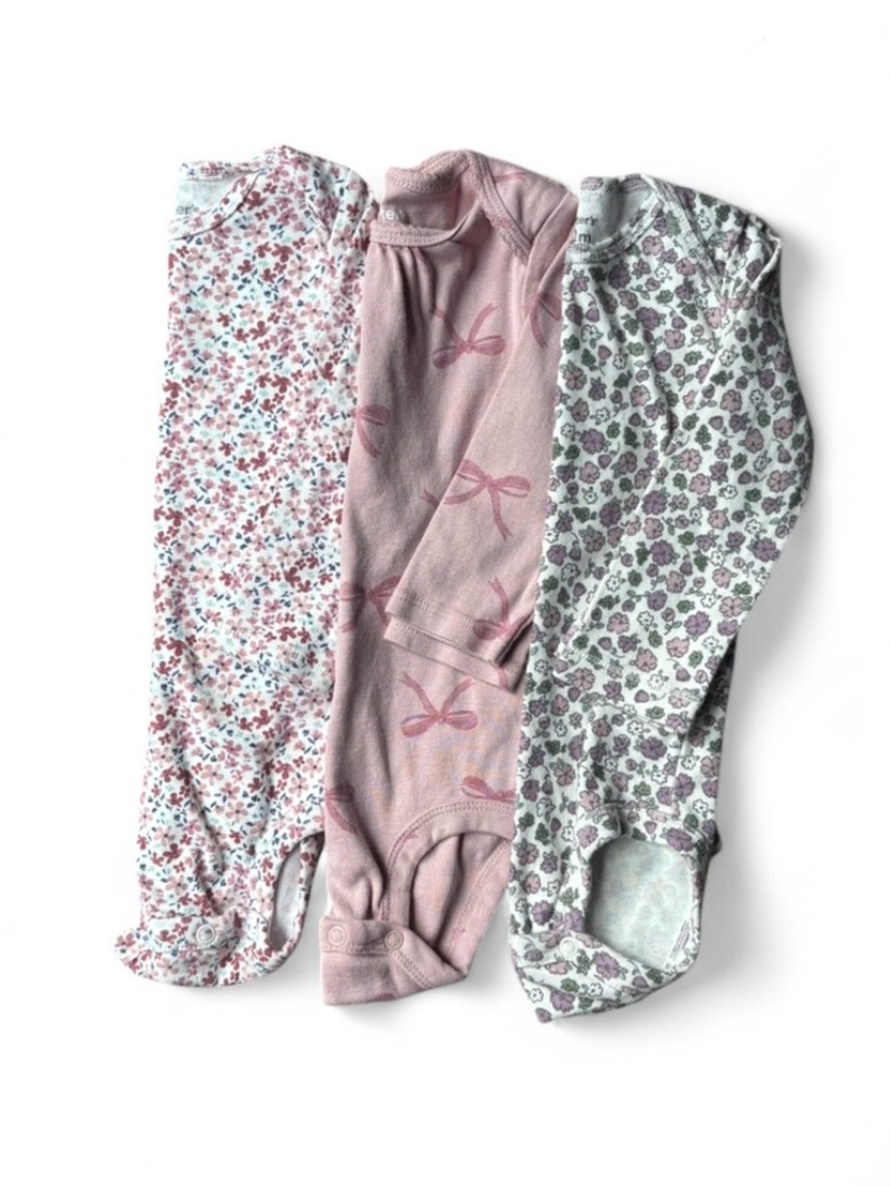 Carter's 3-Pack Long Sleeve Bodysuits